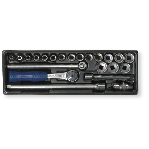 Plastic insert for socket wrench set 3/8“empty